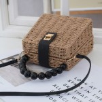 New Autumn Collection: Woven Straw Beach Bag — Stylish Handbag & Versatile Shoulder Bag (Crafted from Paper Rope)